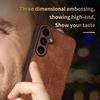 EUCAGR Бампер Чехол из ПУ Кожи для Телефона Samsung Galaxy S26 S25 S24 S23 S22 S21 S20 Plus Ultra FE Мягкая Ударопрочная Крышка