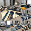 Современный геометрический узор, ковер для гостиной, абстрактный дизайн, комнатный коврик, стильный напольный коврик для гостиной, домашний декор