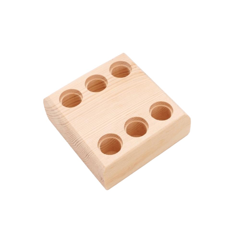 Wooden Tool Holder Non Slip Multi-slots Wood Stand Keep Neat Pliers Storage Holder  Craft Tool