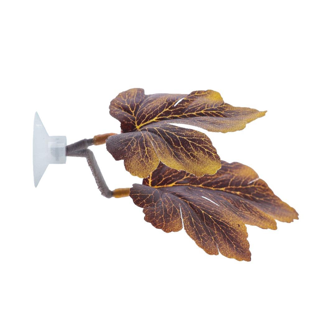 Plastic Betta Fish Rest Leaf Simulated Lotus Leaves/Artificial Leaf Suction Cup Fish Spawning Ornamental Plant