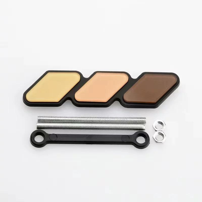 Suitable for Tacoma 4runner net logo, grille three-color small label modified car logo