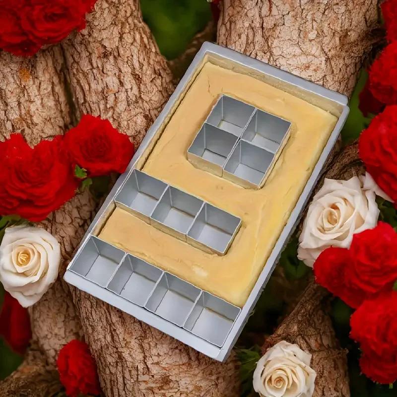 Форма для торта в виде цифры и буквы, нержавеющая сталь, формы для выпечки на день рождения и годовщину свадьбы, креативная форма