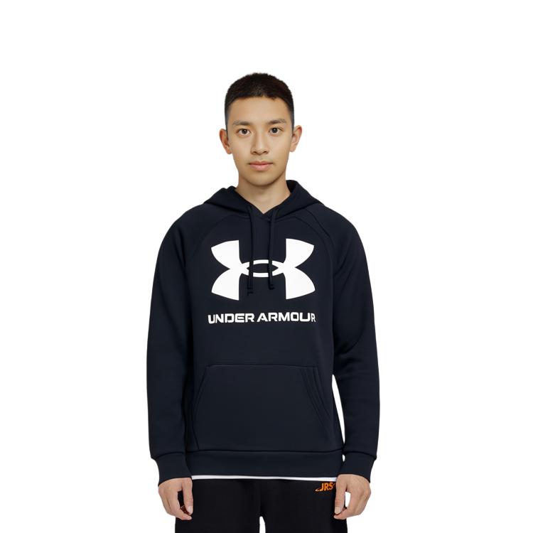 Under Armour Мужская толстовка Rival Big Черная 1357093-001