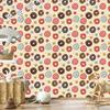 Wallpaper Colorful Flower Buds for Living Room and Bedroom 50x1000