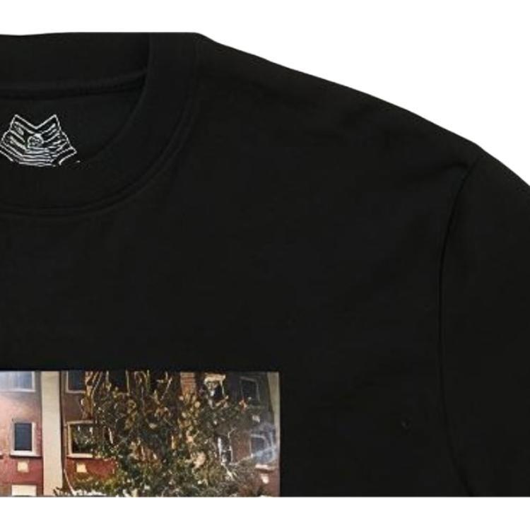 Palace Футболки унисекс FW23 Черные с круглым вырезом Средние P25TS315