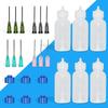 Needle Tip Dispensing Bottle, 30ml: Ideal for Alcohol, PCB Cleaner, Flux, Paint, Epoxy Resin, and Small Oil Applications.