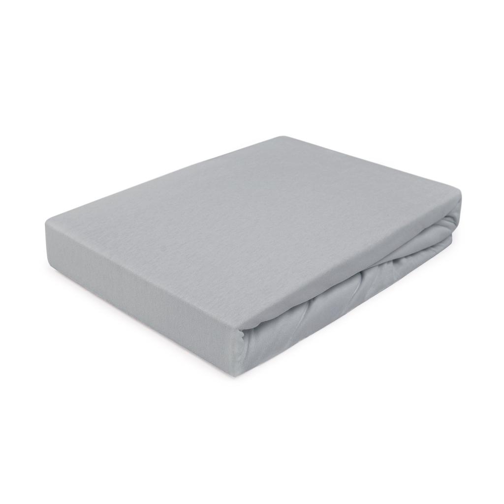 Cotton fitted sheet 70x140 jersey 100% COTTON, ash color
