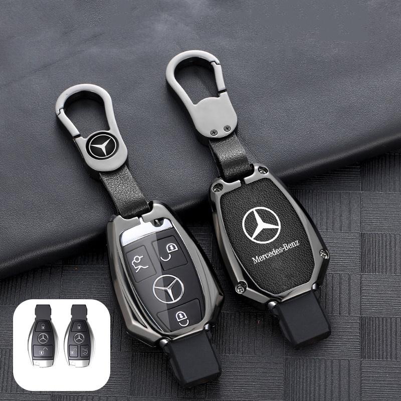 D4Leather Чехол-оболочка для корпуса брелока автомобильного ключа для Mercedes Benz A B C E R Class GLS GLA GLK GLC CLS CLA AMG W204 W205 W212 W463 W176