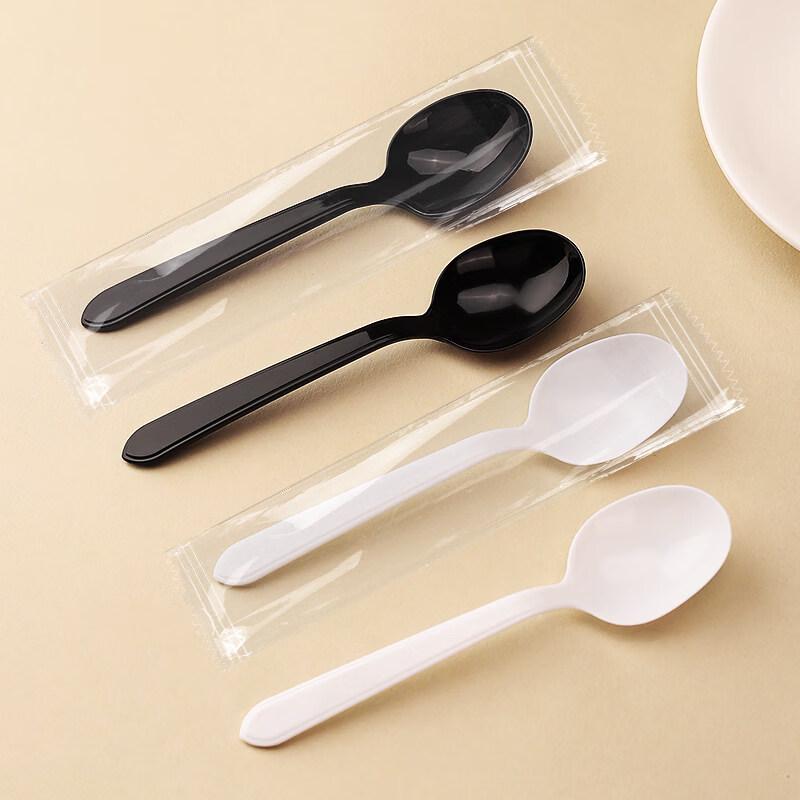 ZISIZ Disposable Plastic Spoons