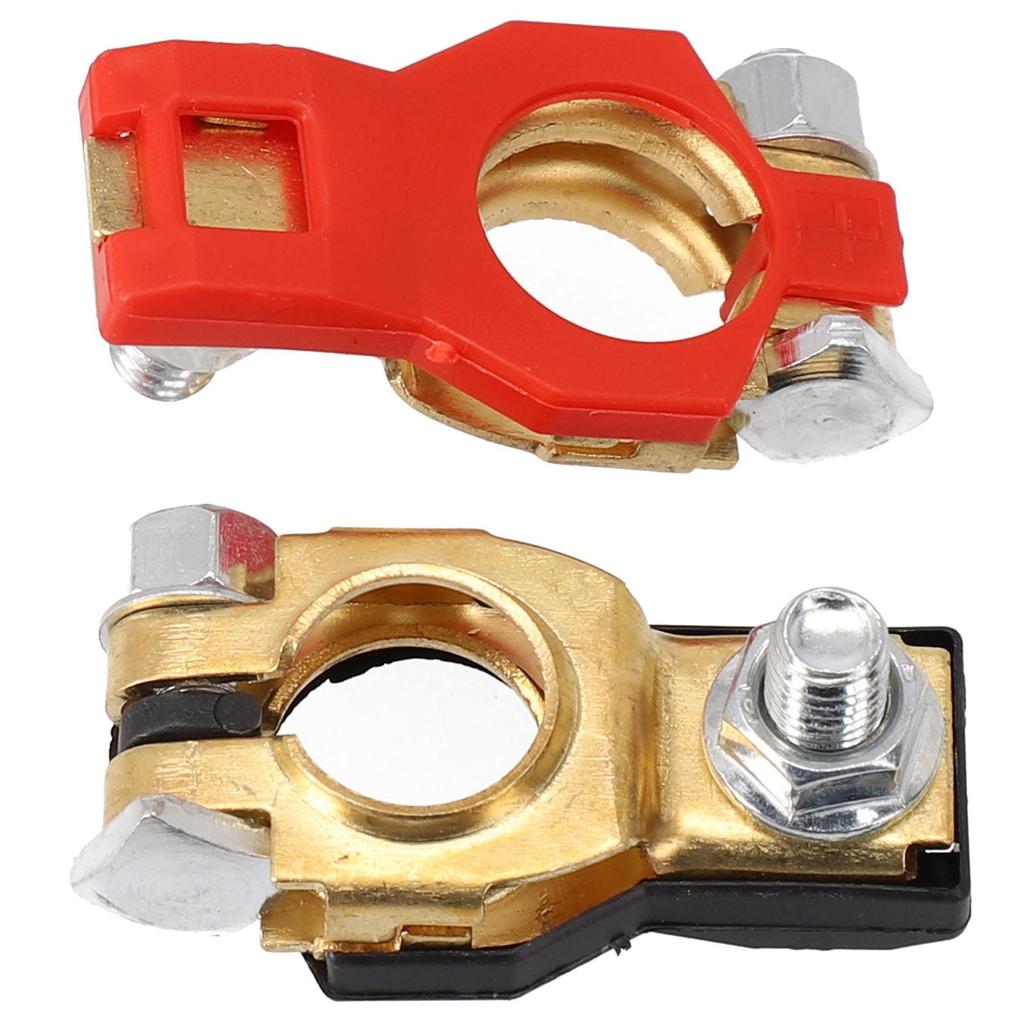 Stable Battery Terminal Connector for Positive and Negative Plates (2Pcs)