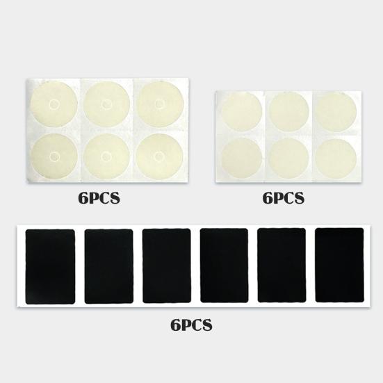 6 шт./лист заплатка для ремонта велосипедной шины бесклеевая универсальная заплатка для ремонта проколов на горном шоссейном велосипеде MTB внутренняя камера аксессуары для велосипеда