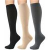 3 Pair Compression Socks Pure Color Increase Blood Flows Breathable Nylon Compression Socks Running