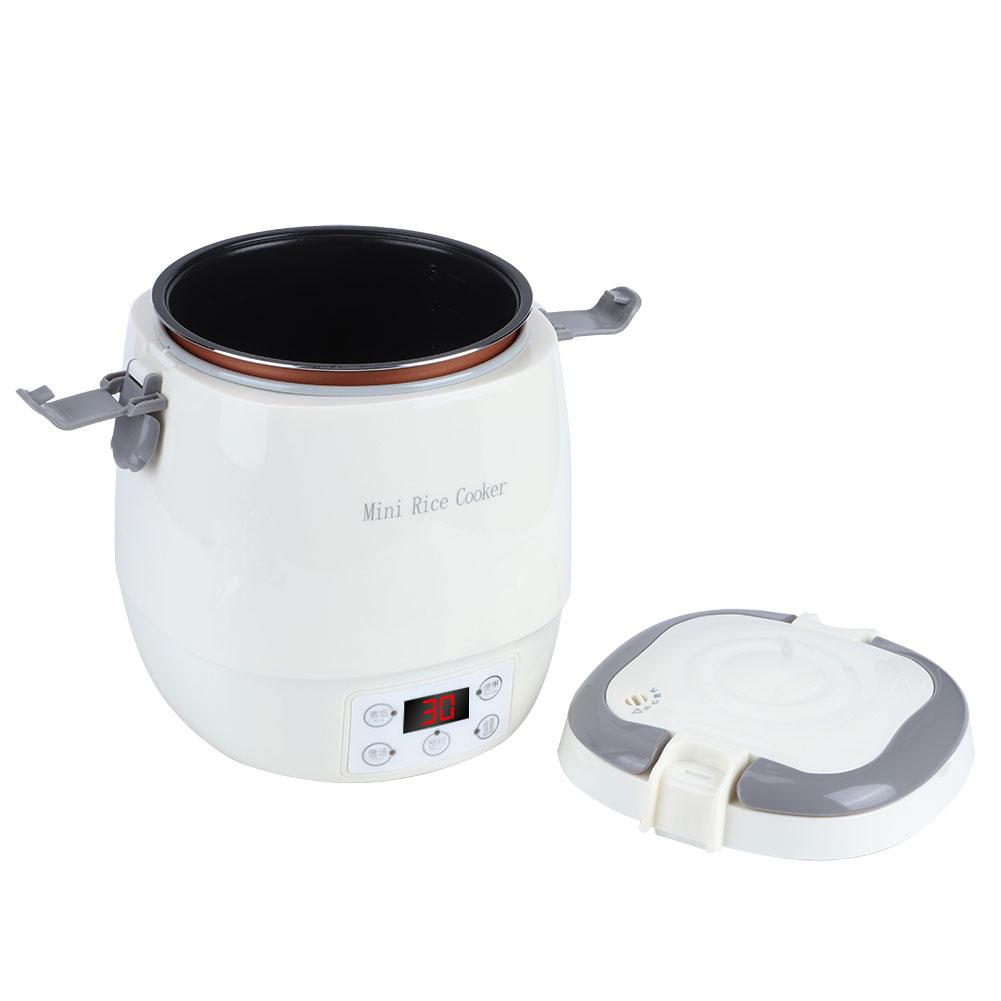 1.6L Портативная электрическая мини-рисоварка Smart Food Steamers для домашнего использования в автомобиле Зажигалка 12V