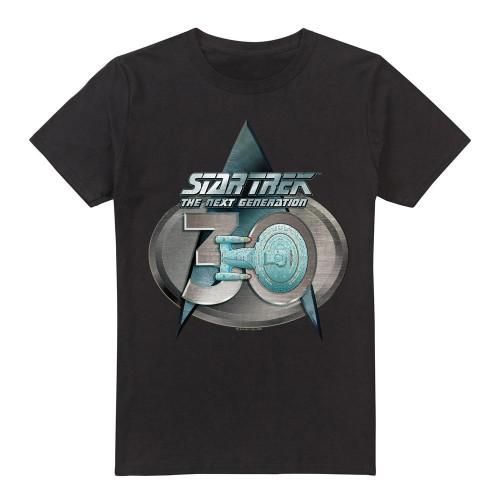 Star Trek Mens The Next Generation 30 Logo T-Shirt
