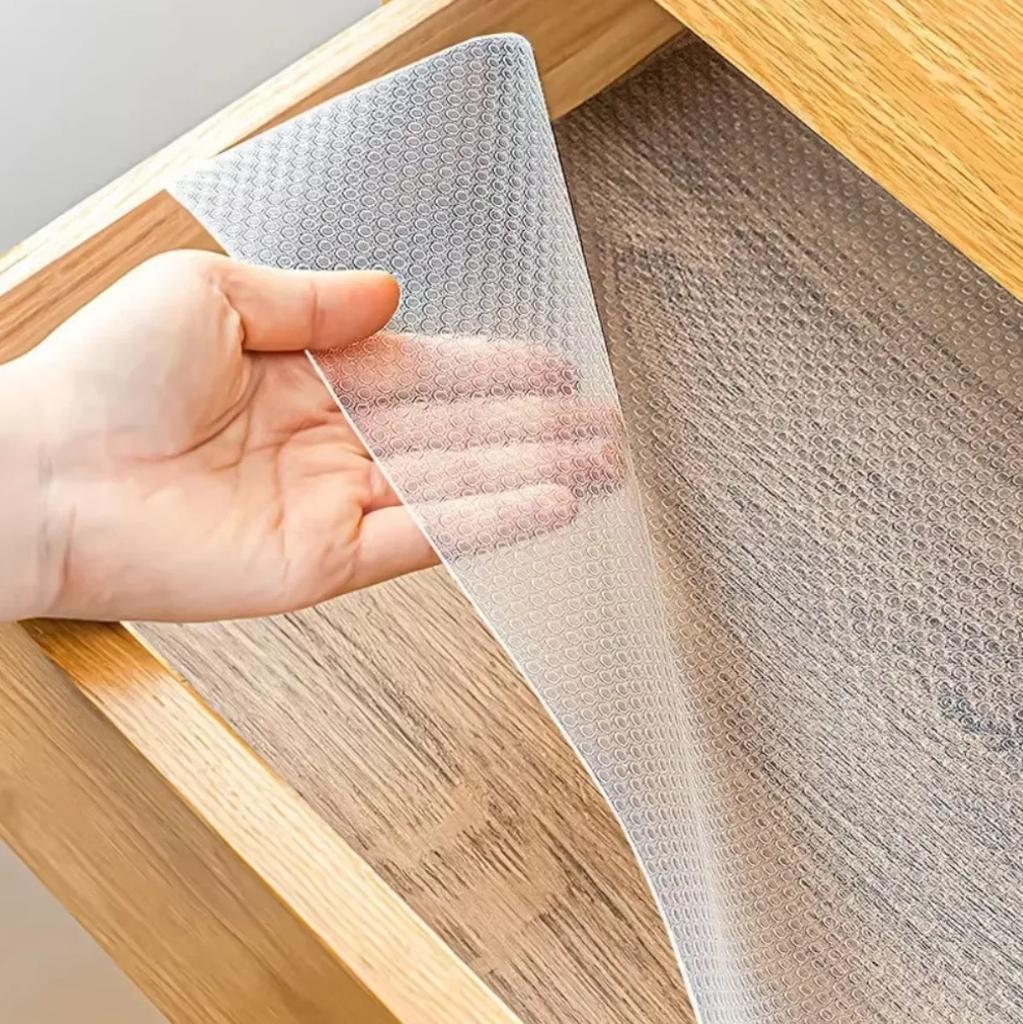 30/50cm 1.5M Drawer Mat Shelf Cover Liners Non Slip Waterproof Closet Placemat Table Pad Cabinet Oil-proof Liners Non-Adhesive