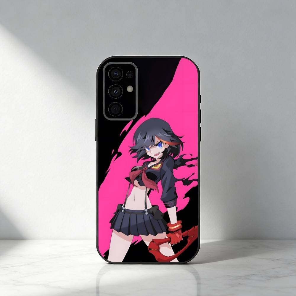 Anime KLKill R-Ryuuko Phone Case For Samsung S25,S24,S21,S22,S23,S20,Ultra,S26,Plus,Fe,Note,5G Black Cover