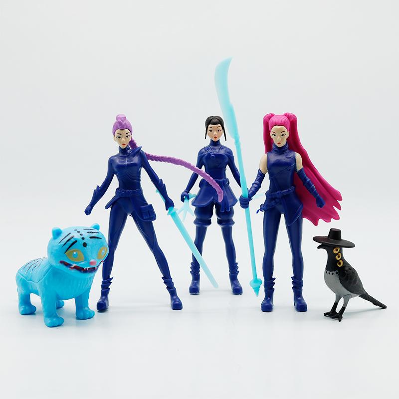 Animation Kpop demon hunter can move the doll toy tiger Ranimeumi appearance Zoey Sussy figurine doll for fans Christmas gifts