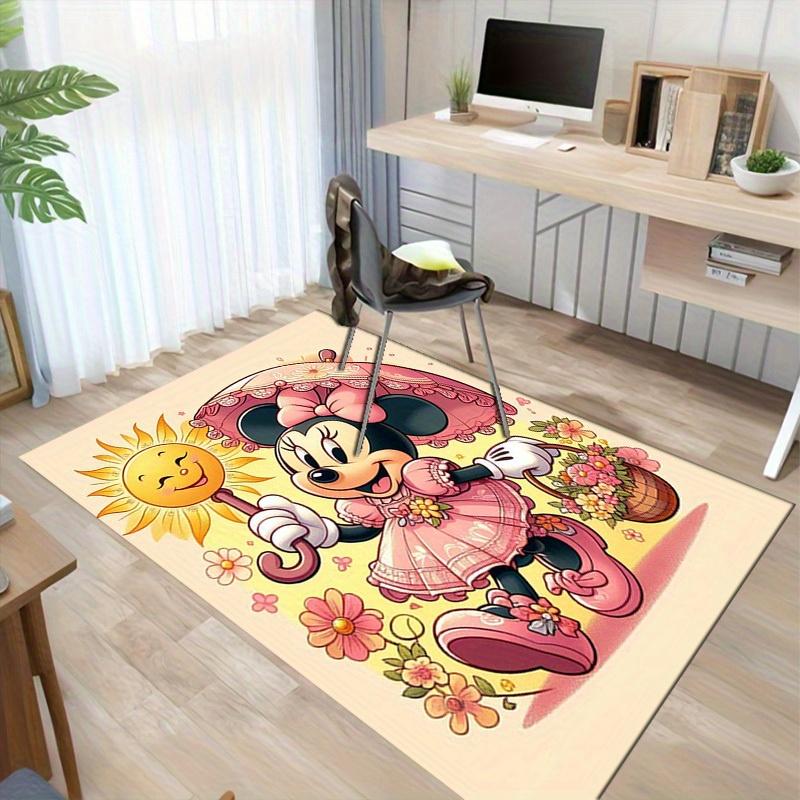 1pc. Cute Minnie Mouse Outdoor Rug for Home Decor, Office Carpet Gift Idea with Sunflower Patternz0414225