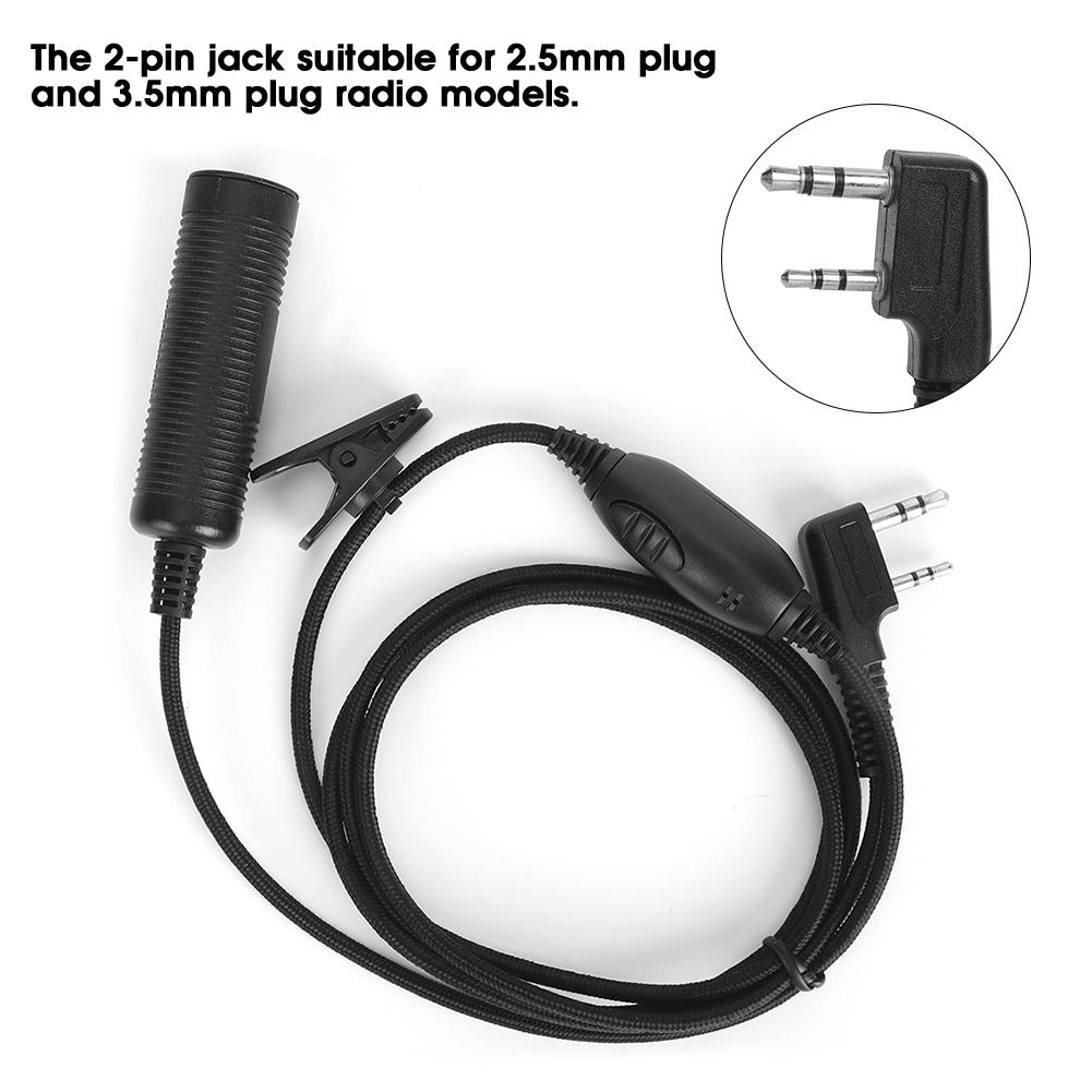 Адаптер военного кабеля с разъемом PTT K для Baofeng, для Kenwood, для двухсторонней радиостанции HYT