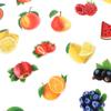 50 Pcs Fruits Stickers For Kitchen Baking Cup Dish Refrigerator Fruit Sticker
