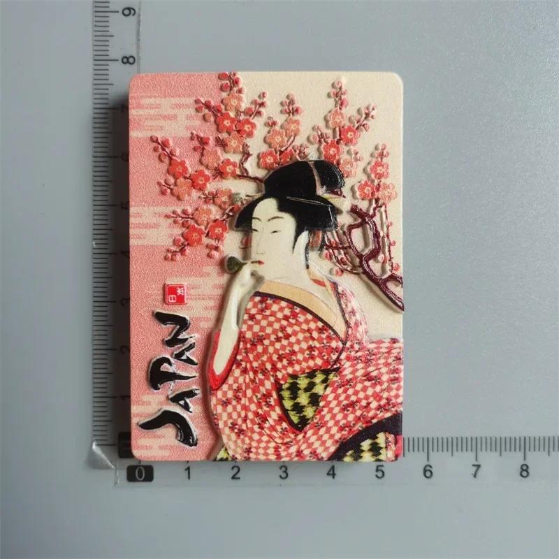 Японские магниты на холодильник гора Фудзи Токио Киото туристический сувенир ремесленные подарки смоляные магнитные наклейки на холодильник украшение дома