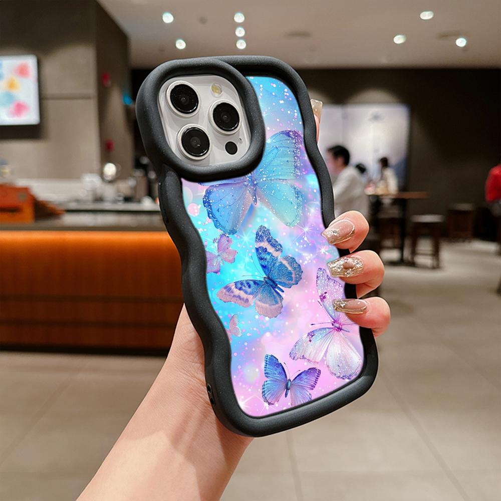 Мягкий чехол из ТПУ Macaron для телефона Xiaomi Poco X3 X5 X6 M6 Pro Redmi 10C 12C 13C Redmi Note 9 10 11 12 13 Pro 10s 11s 12s, чехол Ae63 с бабочкой и цветком