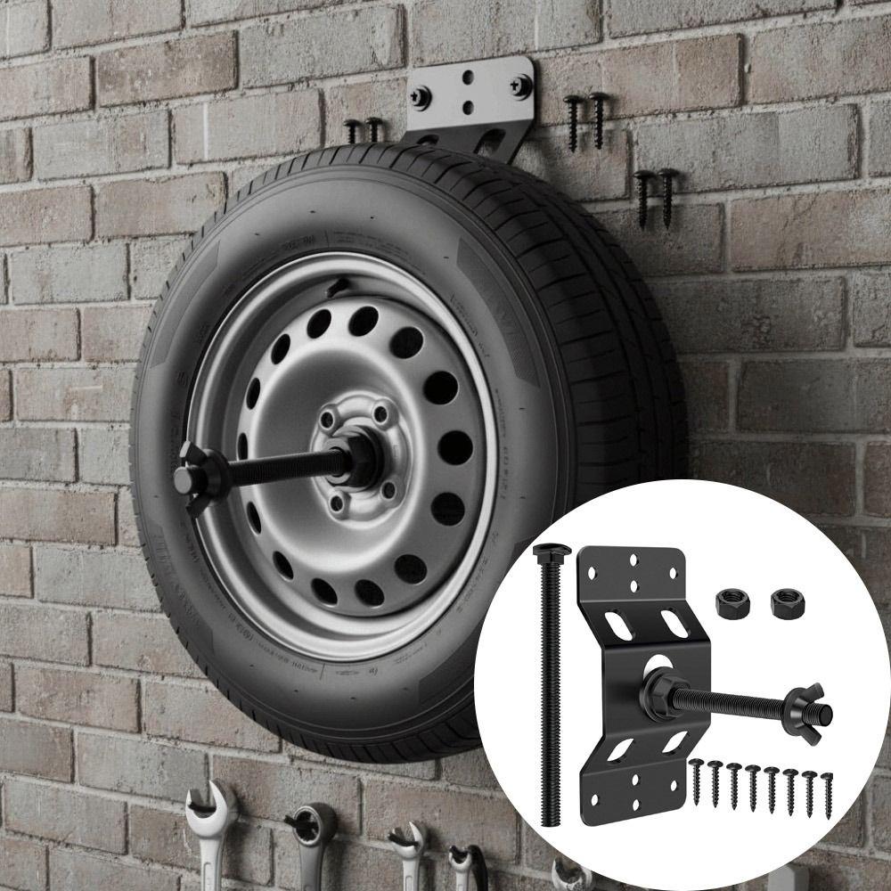 Easy Installation Wall Mount Spare Tire Bracket Heavy Duty Spare Tire Holder For House Garage