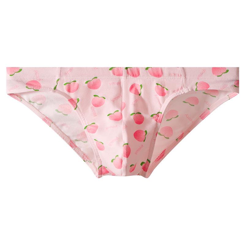 Мужские хлопковые дышащие трусы-слипы - Модный, с принтом, молодежный дизайн