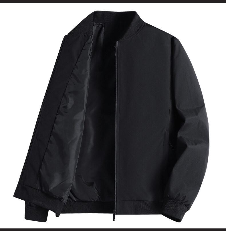 Men's Trendy Light-Colored Korean-Style Casual Jacket for Spring & Autumn