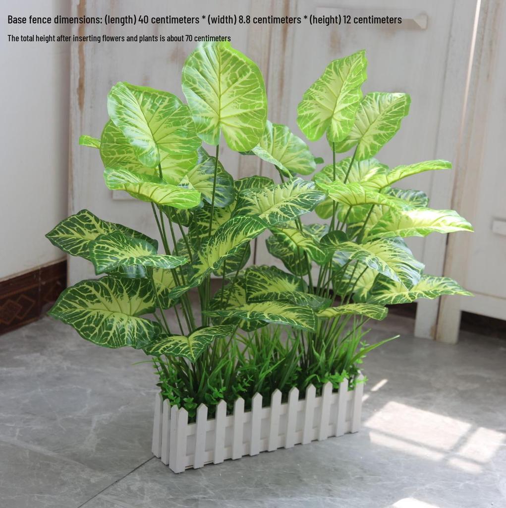 Большие напольные искусственные растения и цветочные бонсаи для декора коридора или ресторана