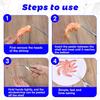 1/2Pcs Shrimp Peeler Stainless Steel Prawn Portable Shrimp Deveiner Tool Peelers Crayfish Cleaning Tool for Easy Prawn Deveining