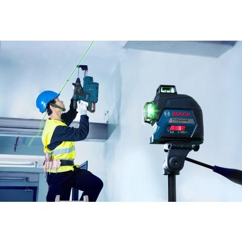 Bosch Professional Laser Level GLL3-60XG Blue (Includes Protective Case, Carrying Case, and Target Panel)