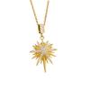 Necklace European and American new retro snowflake cross necklace accessories women's high sense fashion collarbone chain accessories