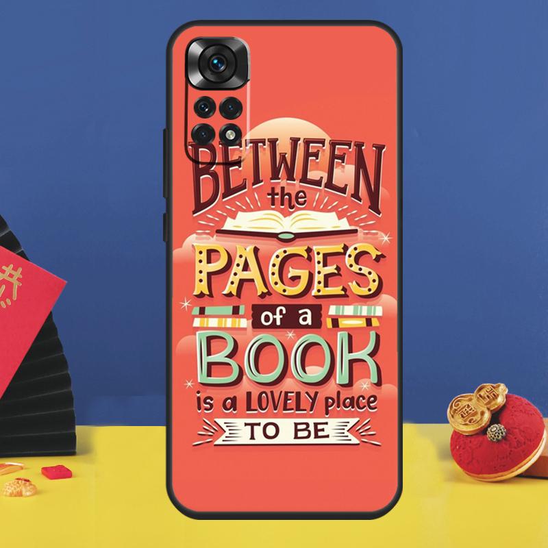 Читать книги Библиотека Книжная полка Цитаты Чехол для телефона Для Xiaomi Redmi Note 14 Pro 13 12 11 9 10 15 Pro Plus 10C 12C 14C 13C 15C Обложка