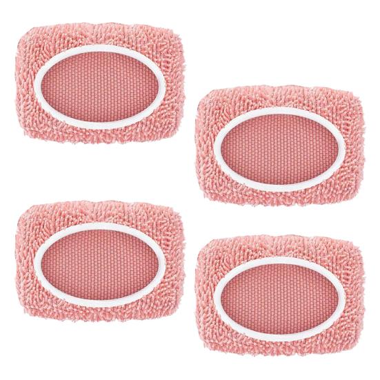 2/4/6Pcs Chenille Mop Cloth Cover Reusable Mop Pads Machine Washable Dry Sweeping Cloth Chenille Mop Refill Pads for Swiffer