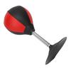 Desktop Punching Bag Stress Buster Indoor Boxing Equipment Table Punching Ball with Large Suction Cup Reddish Black