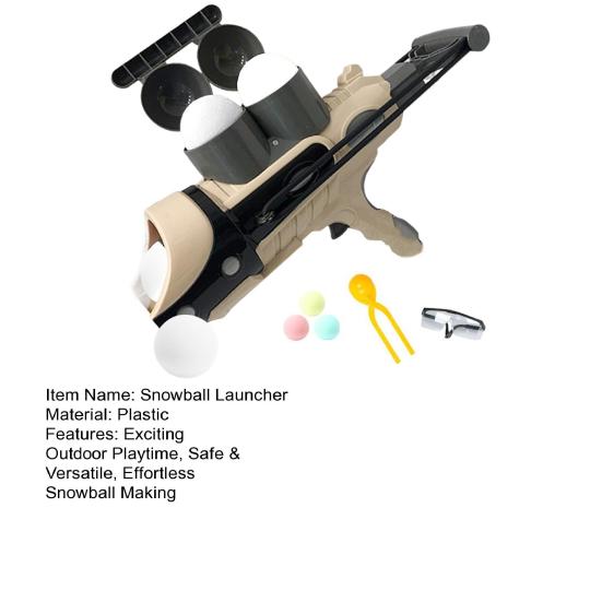 Набор для запуска и создания снежков для детей, игрушка для снежного боя для взрослых
