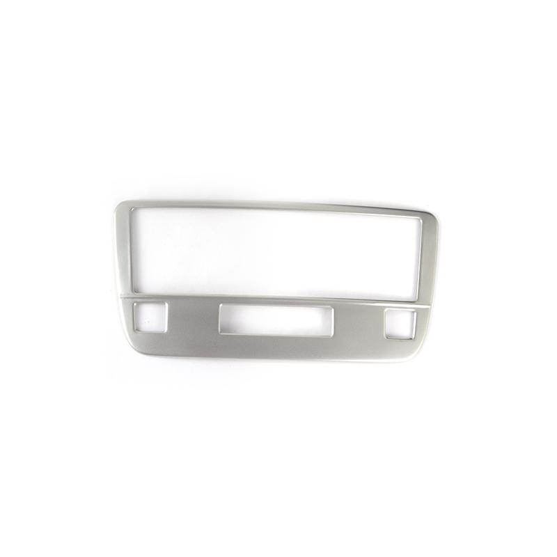 For Mercedes Benz GLK X204 2013-2015 Car CD Control Button Panel Frame Sticker Trim Stainless Steel Decals Interior Accessories