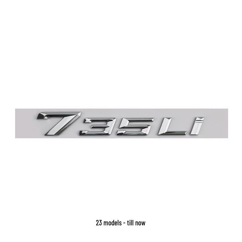 BMW 7 Series 23 Model Rear Emblem Sticker (740Li, 730Li, 750Li, 760Li)