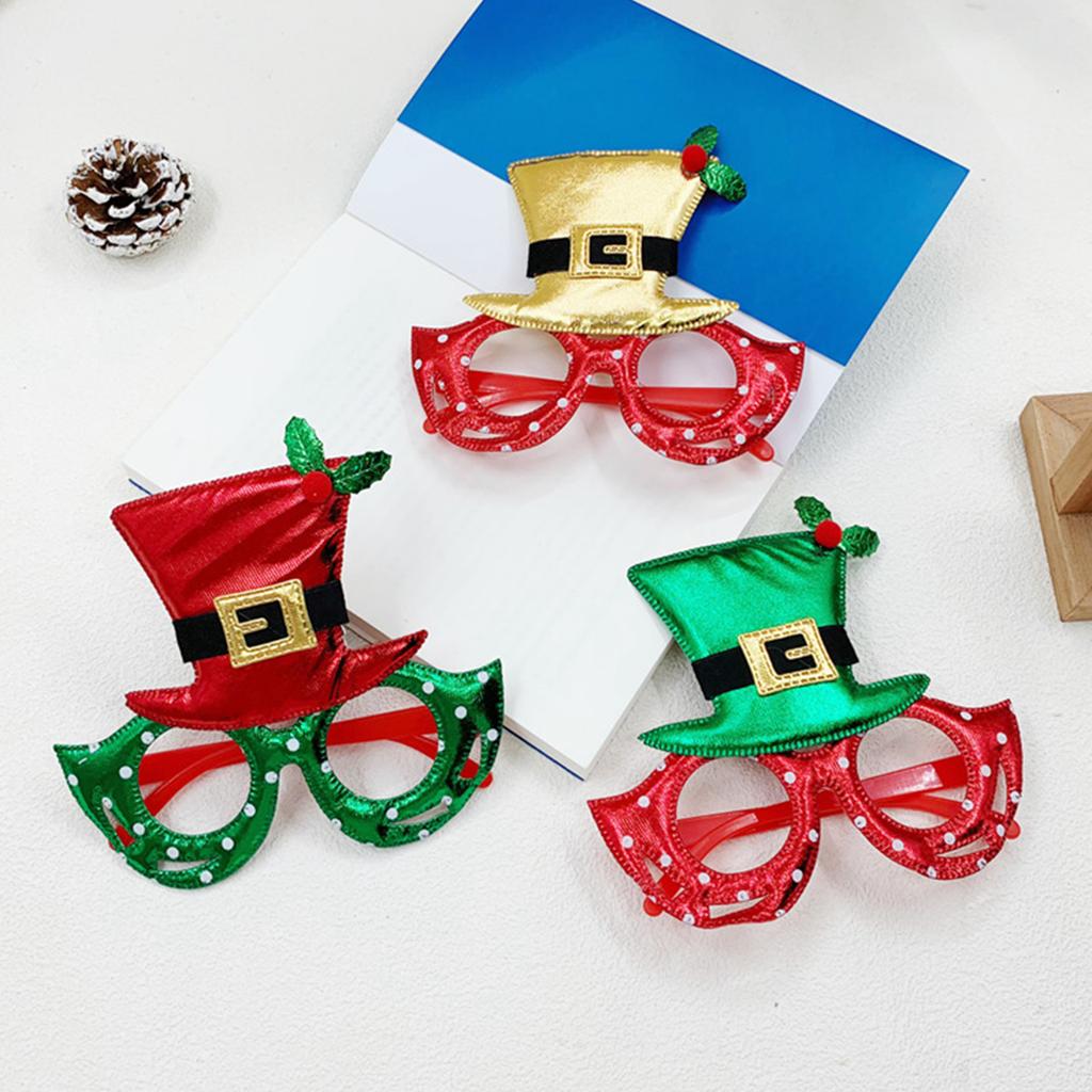 Christmas Glasses New Year Glasses Cartoon Christmas Party Decorations Christmas Gift Unique Take Photo Props