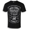 Yk Sale Guns N Roses Graphic Cotton Tshirt Unisex Summer Short Sleeve Fashion Brand Tee Luxury Casual Vintage Tees
