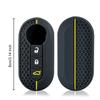 3 Buttons Silicone Car Remote Key Case Cover Shell Holder For Fiat Abarth 500 595 124 Spider Ducato Panda Tipo Bravo Accessories
