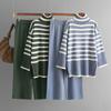 Autumn Winter Sets For Women Knit Pullover Sportswear Set New Turtleneck Sweater Wide Leg Pants Casual Women's Knitted Tracksuit