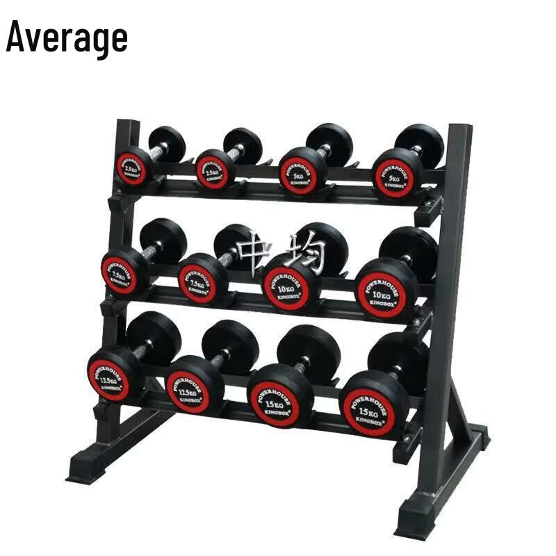 Zhongjun Rubber Coated Pure Steel Dumbbell