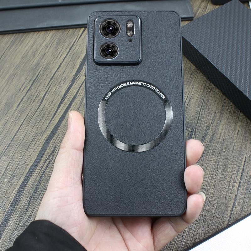 For Motorola Moto Edge 40 40Neo Case Luxury PU Magnetic Wireless Charging Protective Back Cover Case for Moto G84 G22 G14 G54 G34 G24 Edge 40 Cover