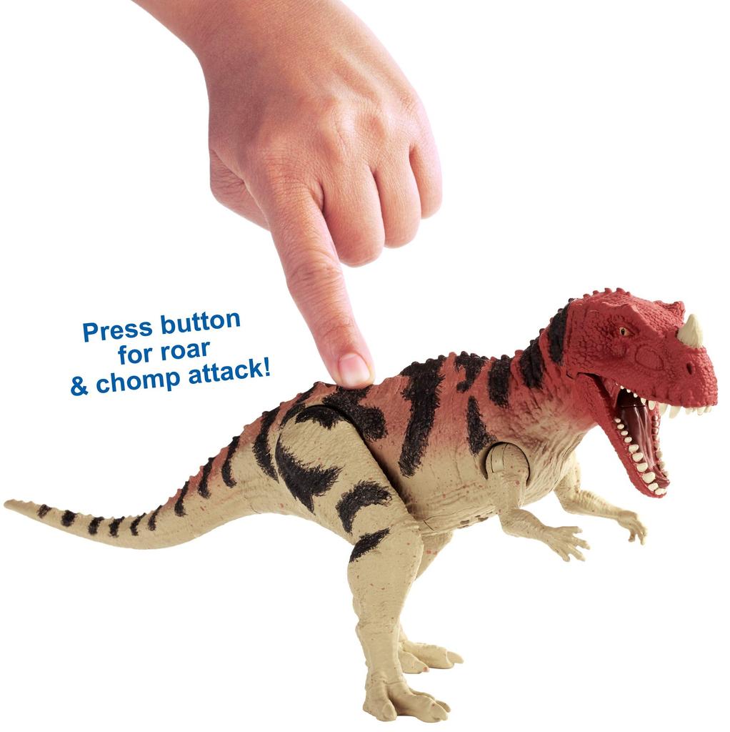 JURASSIC FALLEN KINGDOM MATTEL ROARIVORES Action Figure CERATOSAURUS Latest Movie 2 Sequel Dinosaur Mattel Figure Goods WORLD [Version]