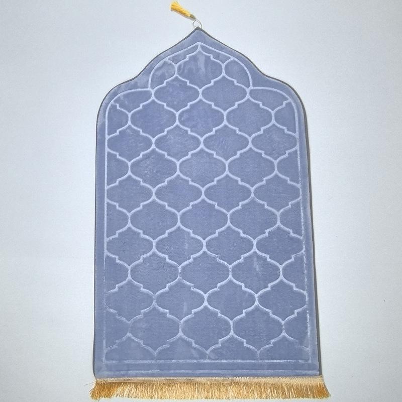 Irregular Embossed Flannel Prayer Mat - Thickened Short Pile Sponge Carpet