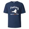 Feeling Unproducktive Print TShirt Casual Short sleeved Streetwear Tops Summer Tees For Men Women 100 Cotton Oneck Oversize