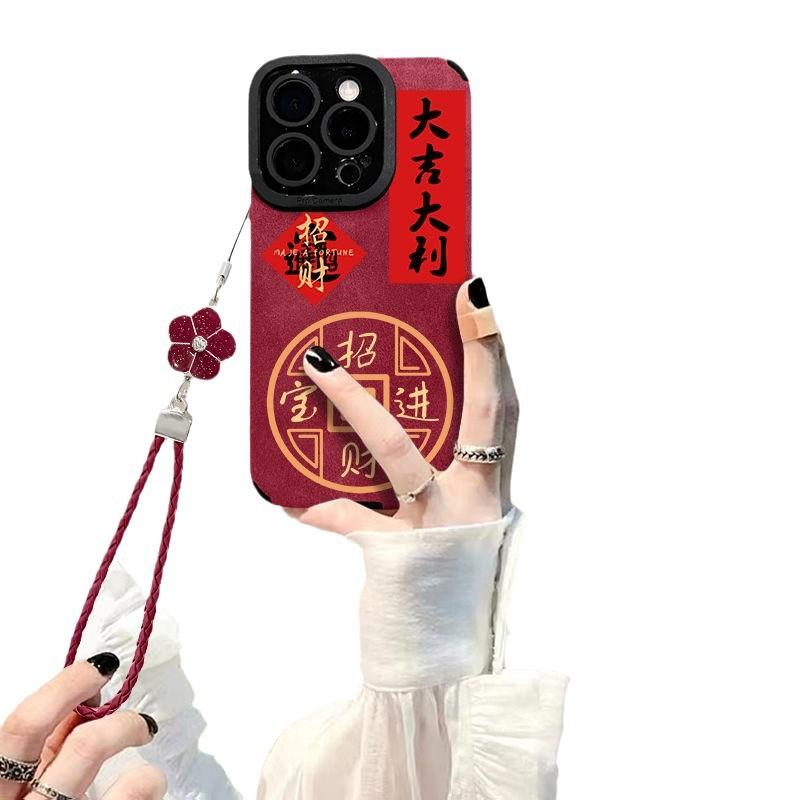 С Новым годом, подходит для Apple 17Pro новый 15 флип мех iPhon16promax противоударный мелкое отверстие 14