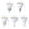 2 Pcs GU10 LED Bulb E27 E14 Spot Lamp 48 60 80LEDs Bulb 220V GU 10 LED Bulb MR16 Gu5.3 Spot Light B22 5W 7W 9W